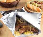 Brats With Onions & Peppers Packet | Reynolds Brands