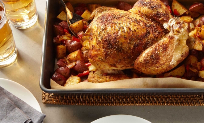 Parchment unbleached roast chicken