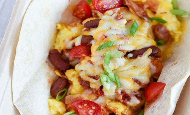 
Scrambled Egg Burrito
