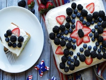 Cake Strawberry and cherrys