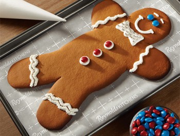 Giant Decorated Gingerbread Man Cookie