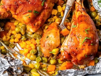 BBQ Chicken Foil Packets