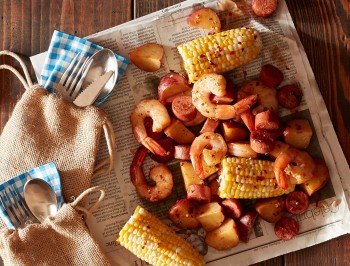 Grilled Cajun Seafood Boil