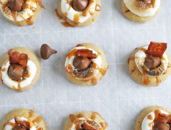 Caramel S’more and Bacon Cookies Recipe