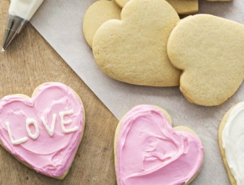 Valentine Conversation Heart Cookies