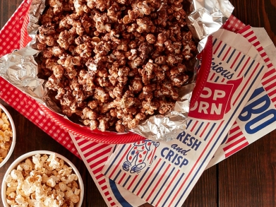 Buckets of Chocolate Candy Popcorn