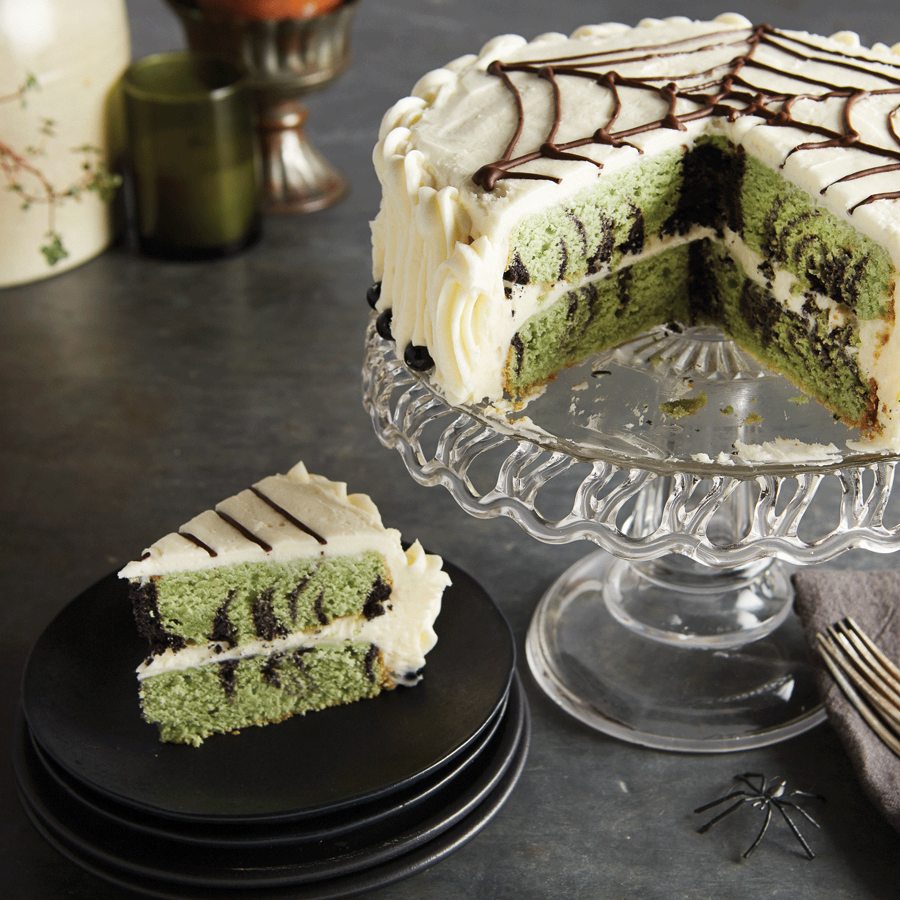 Green Tea Cobweb Cake | Reynolds Brands