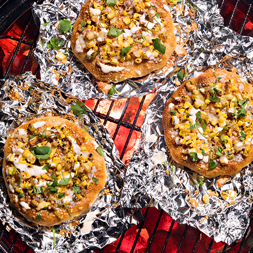 Elotes Mexican Corn Grilled Pizza | Reynolds Brands