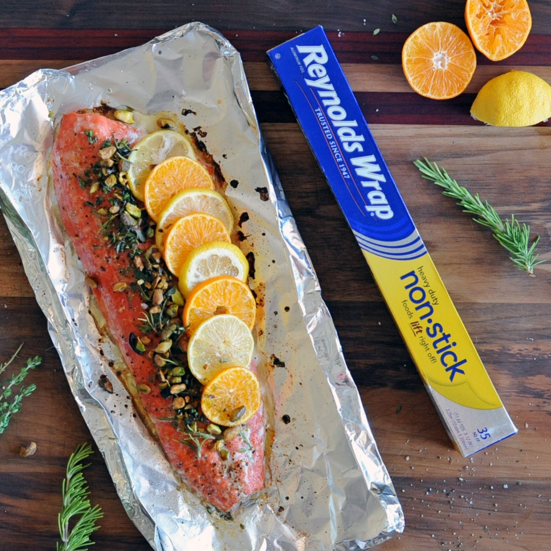 Easy Citrus Herb Foil Grilled Salmon | Reynolds Brands