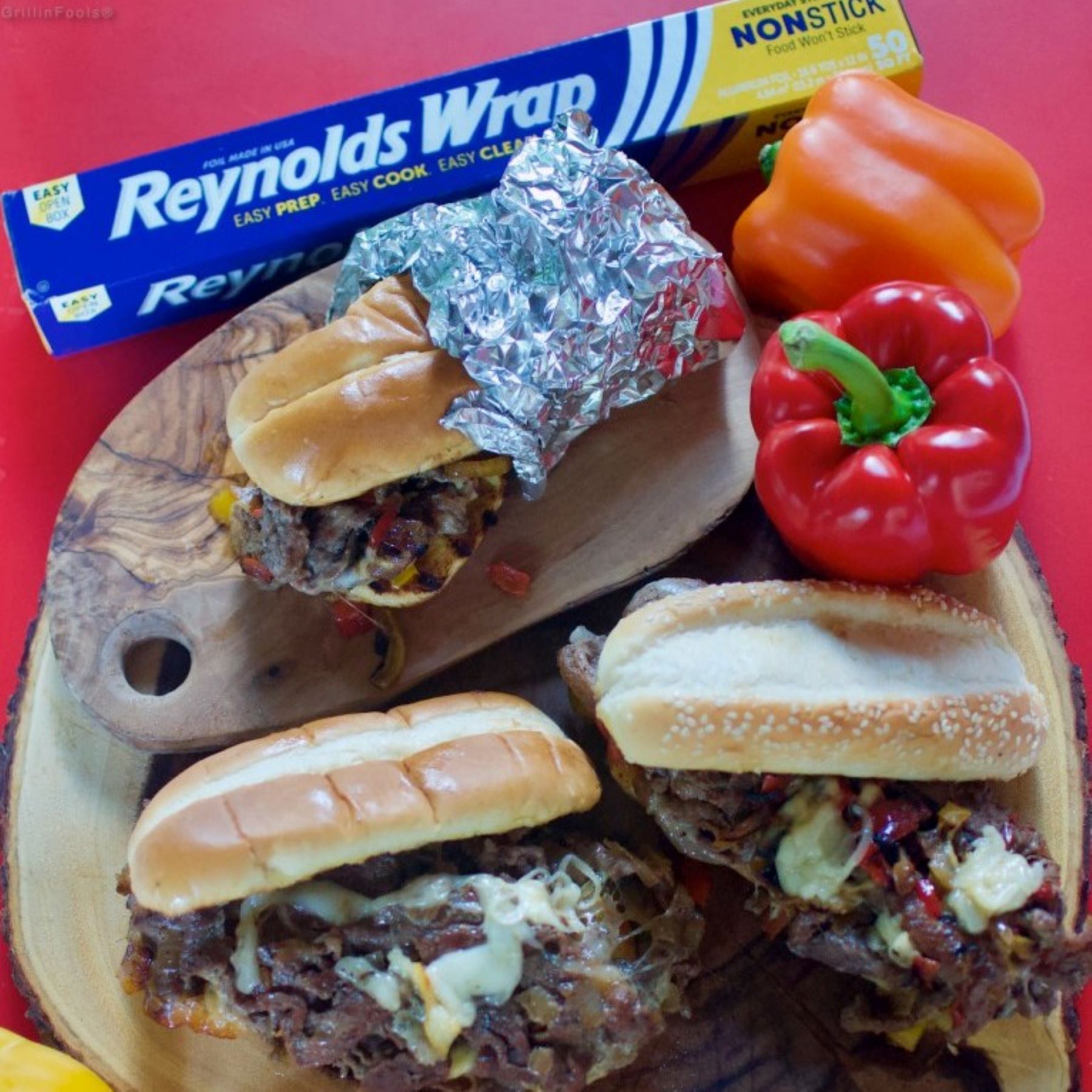 Grilled Philly Cheesesteak Sandwich | Reynolds Brands