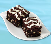Marble Frosted Macadamia Brownies | Reynolds Brands
