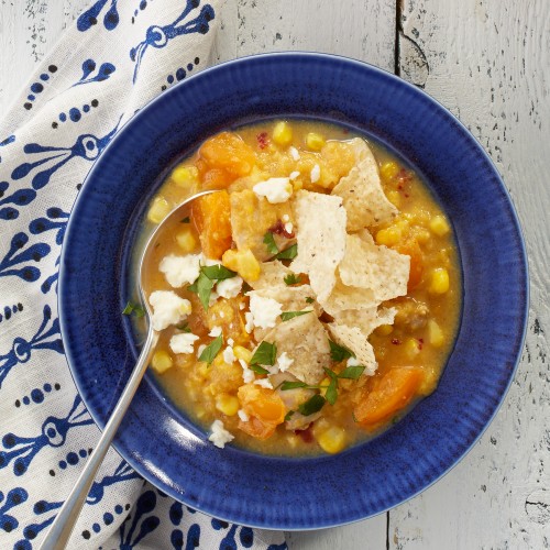 Slow Cooker Chicken and Yellow Tomato Tortilla Soup | Reynolds Brands