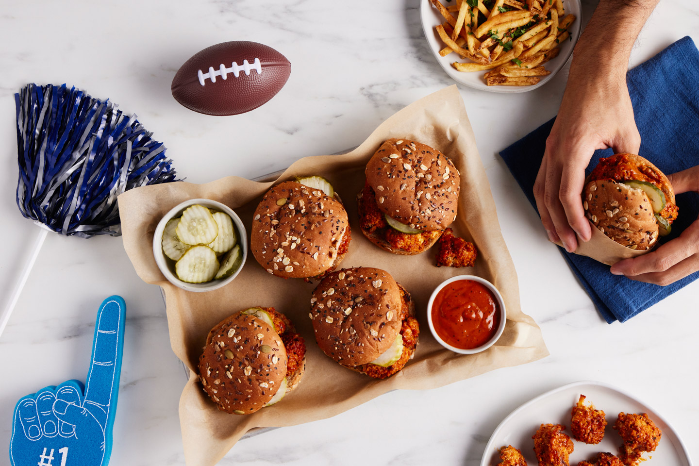 Vegan Nashville Hot 'Chicken' Sandwich | Reynolds Brands