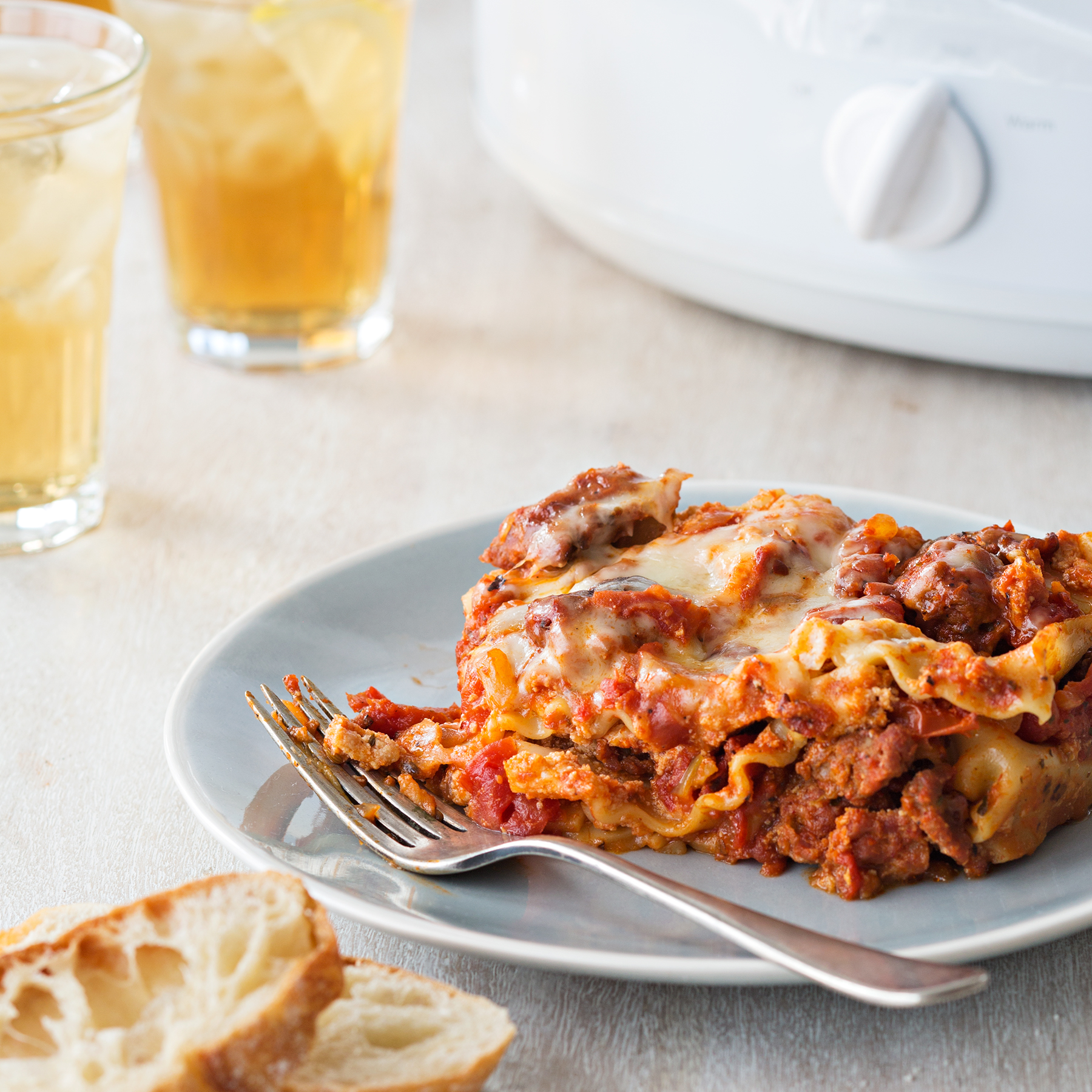 Easy Slow Cooker Sausage Lasagna | Reynolds Brands