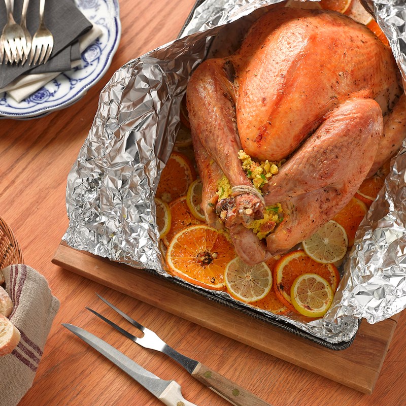 Foil Wrapped Roasted Turkey Reynolds Brands