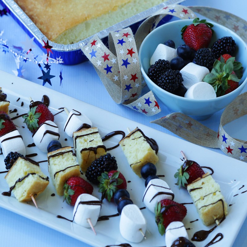 Orange Pound Cake Skewers | Reynolds Brands