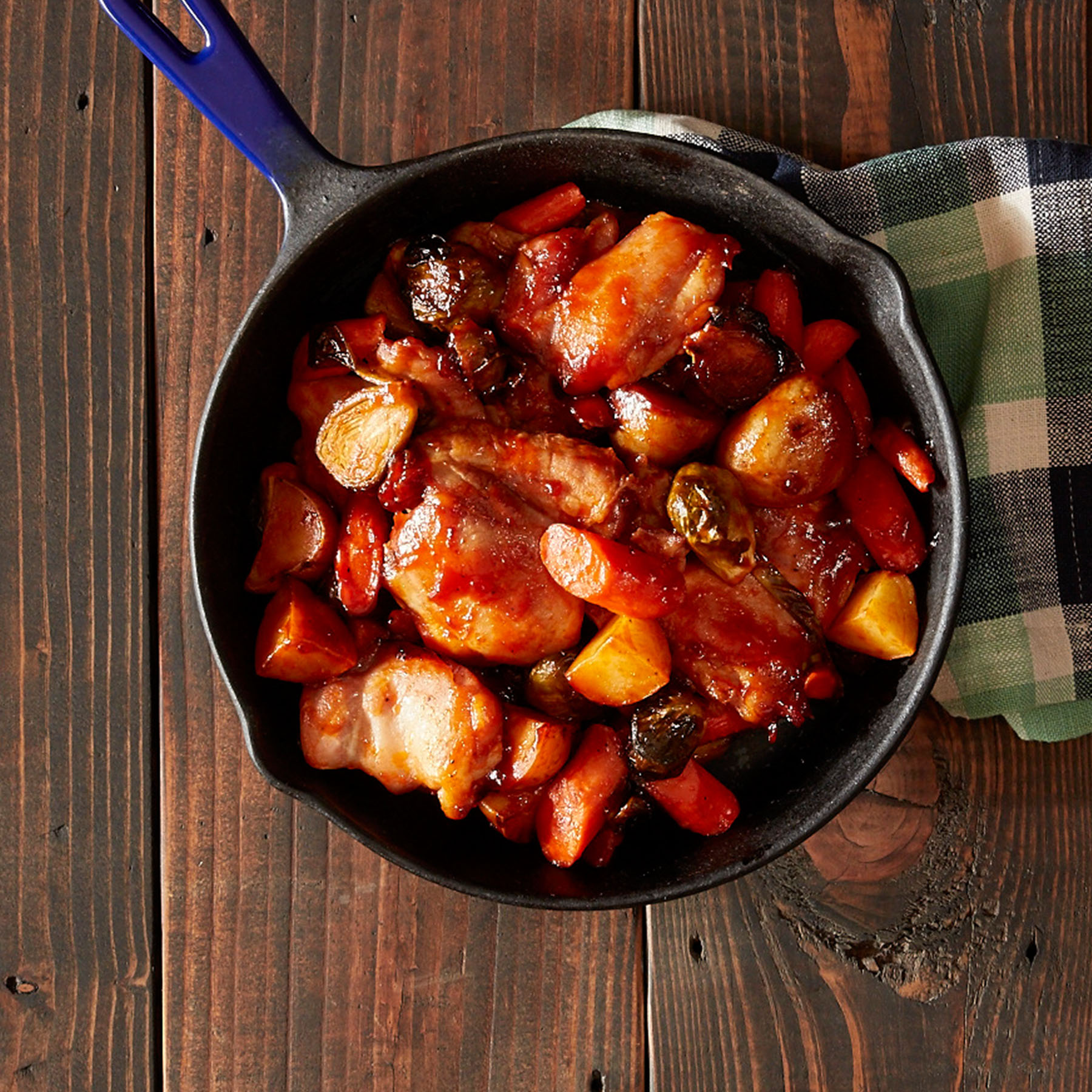 grilled vegetables cast iron skillet