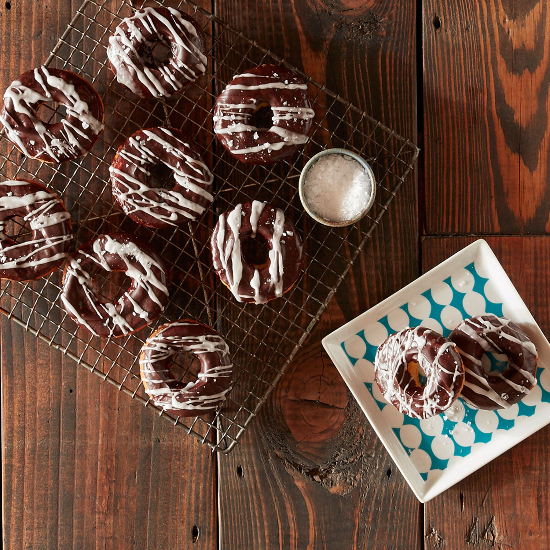 Chocolate-Glazed Mochi Doughnuts | Reynolds Brands
