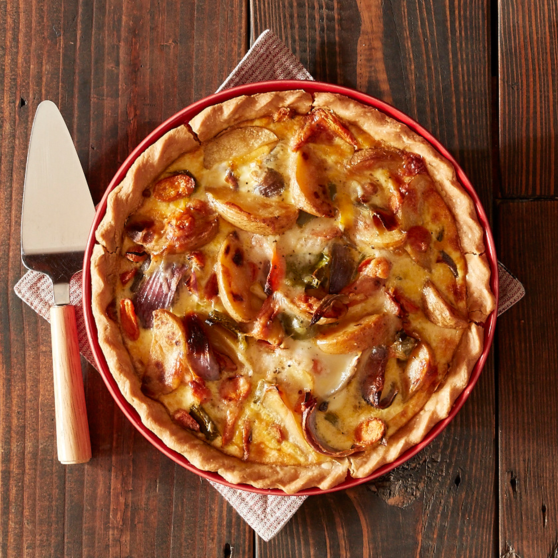 Roasted Vegetable Quiche | Reynolds Brands