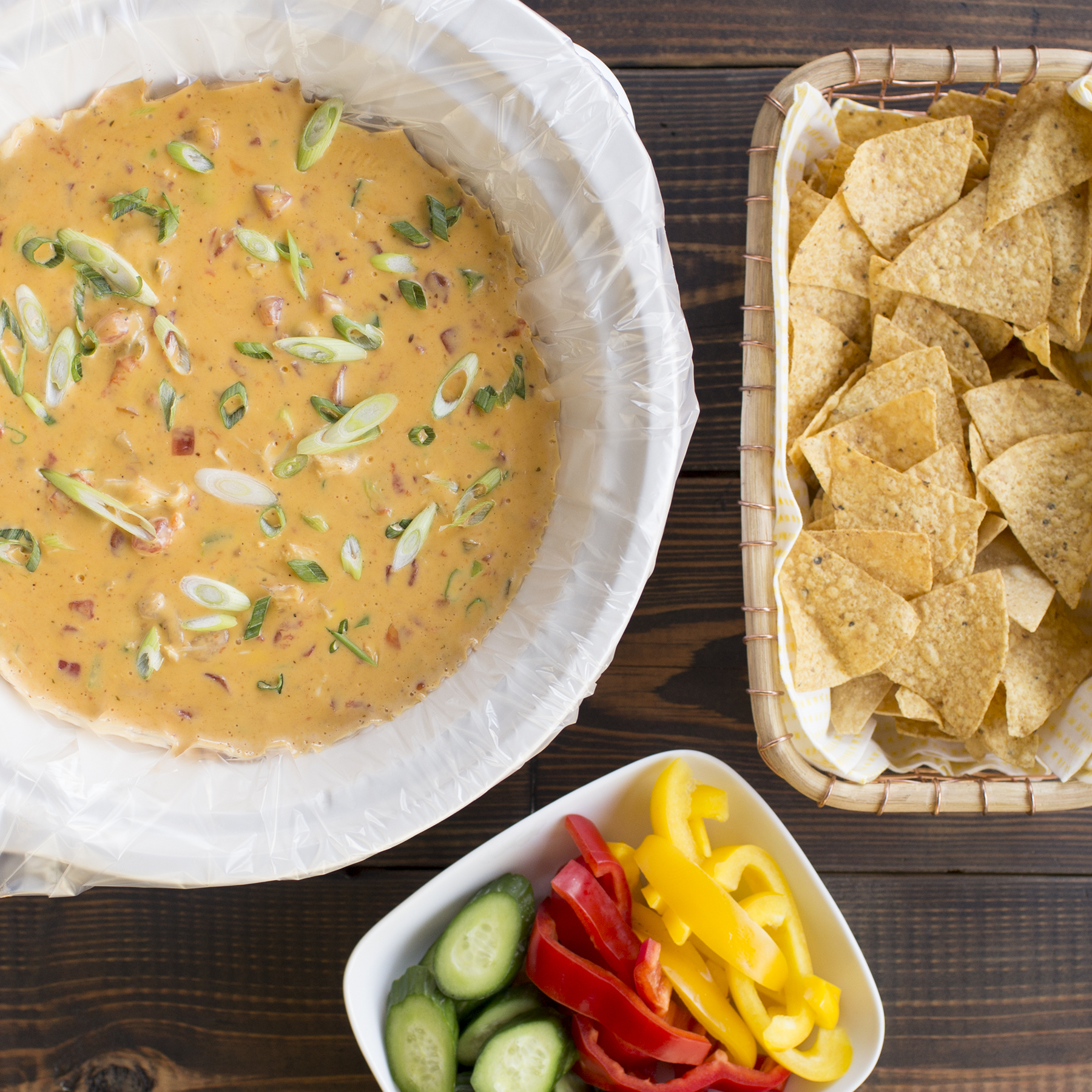 Slow Cooker Hot Cheesy Chicken Dip | Reynolds Brands