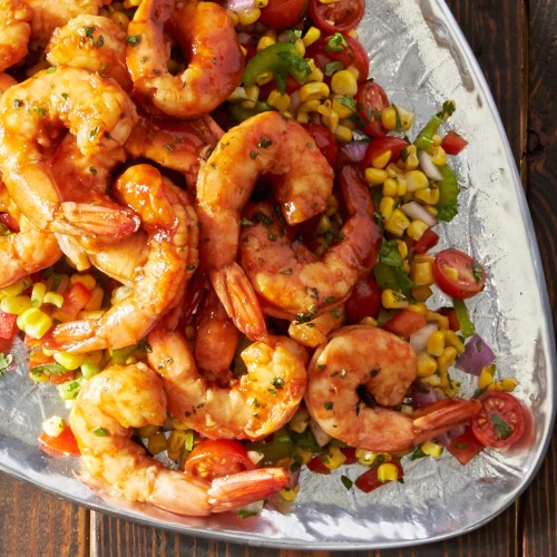 Grilled BBQ Shrimp with Citrus Corn Salad | Reynolds Brands