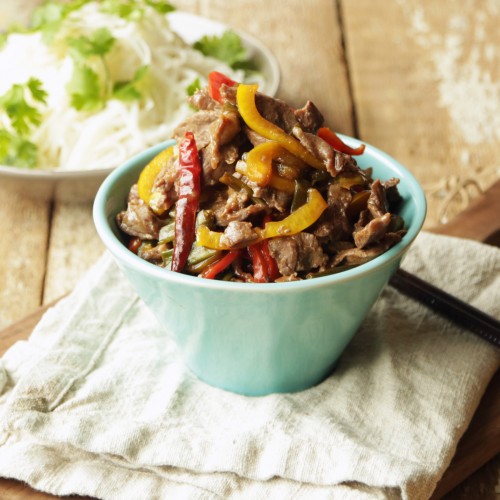 Spicy Szechuan Beef with Peppers | Reynolds Brands