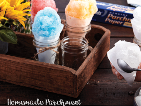 HOMEMADE PARCHMENT SNO-CONES