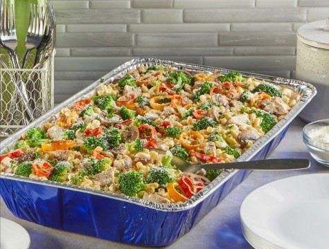 Reynolds Disposable Lasagna Pan with Carrier & Lid (Non-Stick, 14x10 inch,  1 Count)