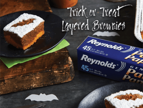 Trick or Treat Layered Brownies