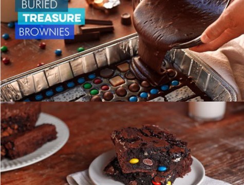 BURIED TREASURE BROWNIES