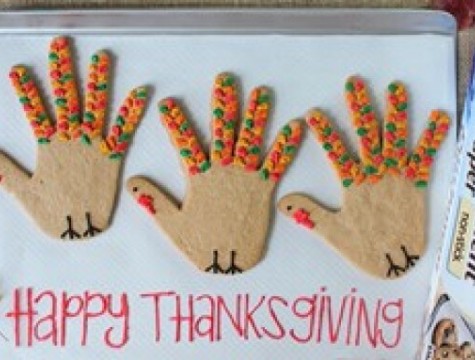 Happy Thanksgiving Turkey Sugar Cookies