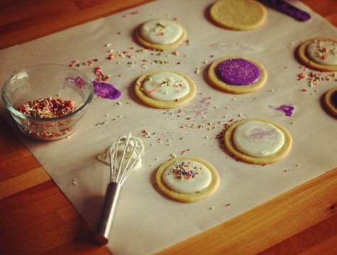 Parchment with Cookies