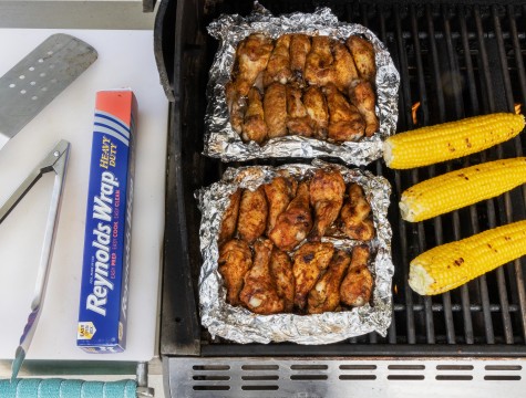 Grill and wings