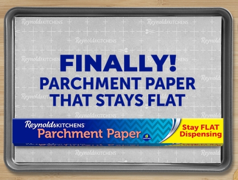 parchment paper that stays flat