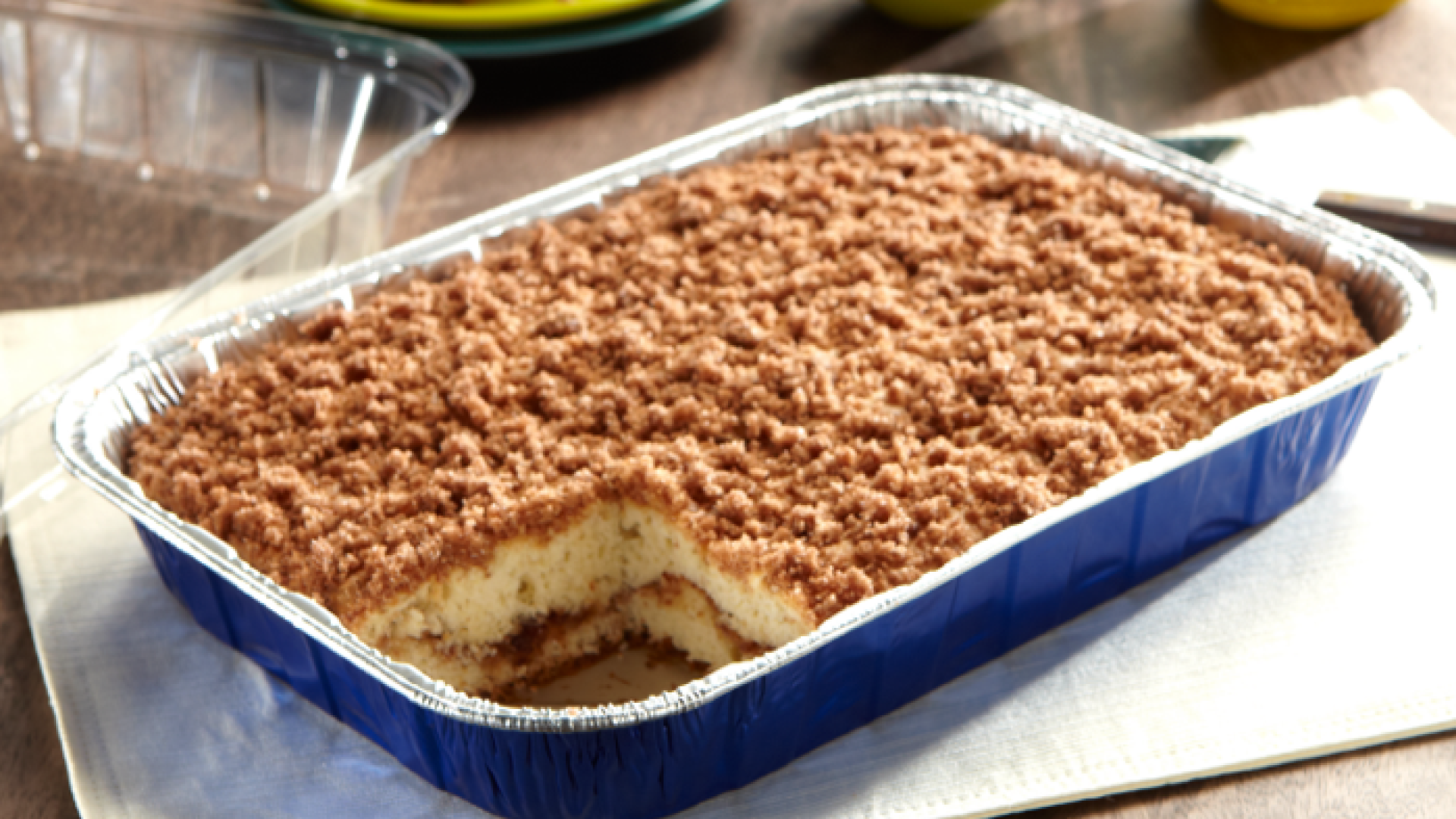 Cake on a pan