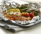 Grilled Salmon on a foil