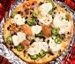 
Sweet Onion, Cilantro, Black Bean and Jalapeño Grilled Pizza
