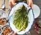 
Grilled Asparagus with Spring Onions and Green Goddess Dressing
