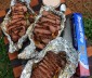 
New York Strip Steak with Veggie Packets
