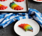 
Rainbow Banana Caramel Empanada 
