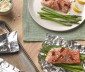 
Salmon with Asparagus &amp; Sun-dried Tomatoes
