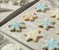 
Snowflake Sugar Cookies with Decorating Icing
