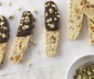 
Chocolate-Dipped Pistachio Biscotti
