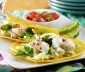 
Fish Tacos with Crema Sauce
