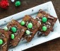 
Mint Chocolate Chip Holiday Brownies
