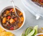 
Slow Cooker Beef-and-Black-Bean Taco Soup
