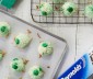 
Green and White Coconut Macaroons
