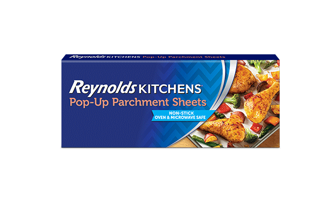 Reynolds Kitchens Pop Up Parchment Sheet Packaging