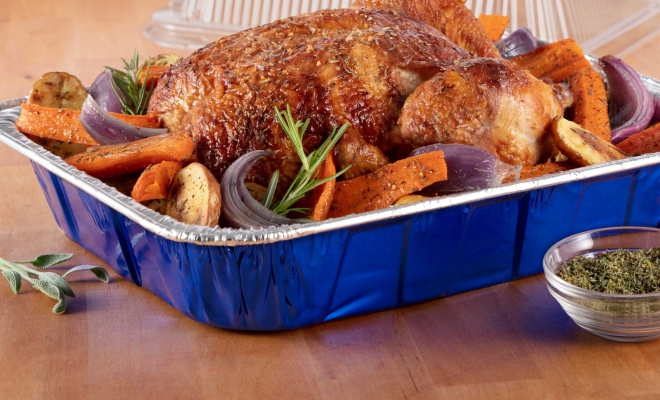 Aluminum Foil Roaster Pans Large Heavy Duty Turkey Disposable