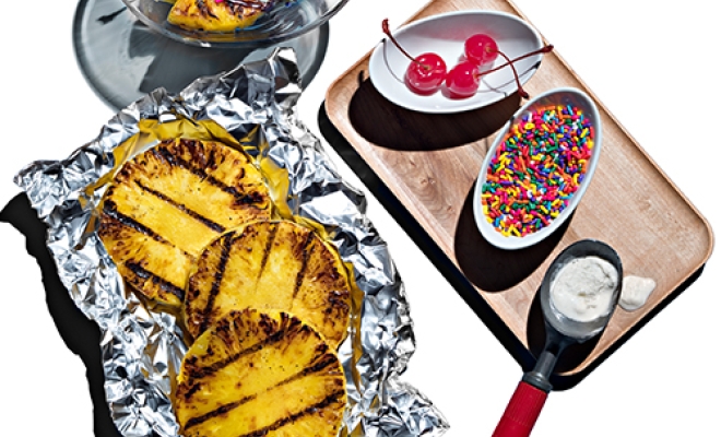 
Grilled Pineapple Sundae
